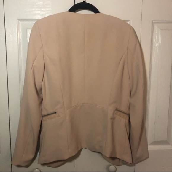 H&M Waterfall Classic Blazer Pale Pink 12 - Picture 6 of 9